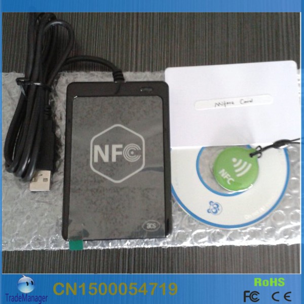   13.56MHZ NFC RFID ī  ۰ ACR1251U-A1 NFC ȭ / ± /? ? ???? ?? ý + 1PCS M1Card + 2PCS NFC ± + CD/FreeShipping 13.56Mhz NFC  Rfid Card Re